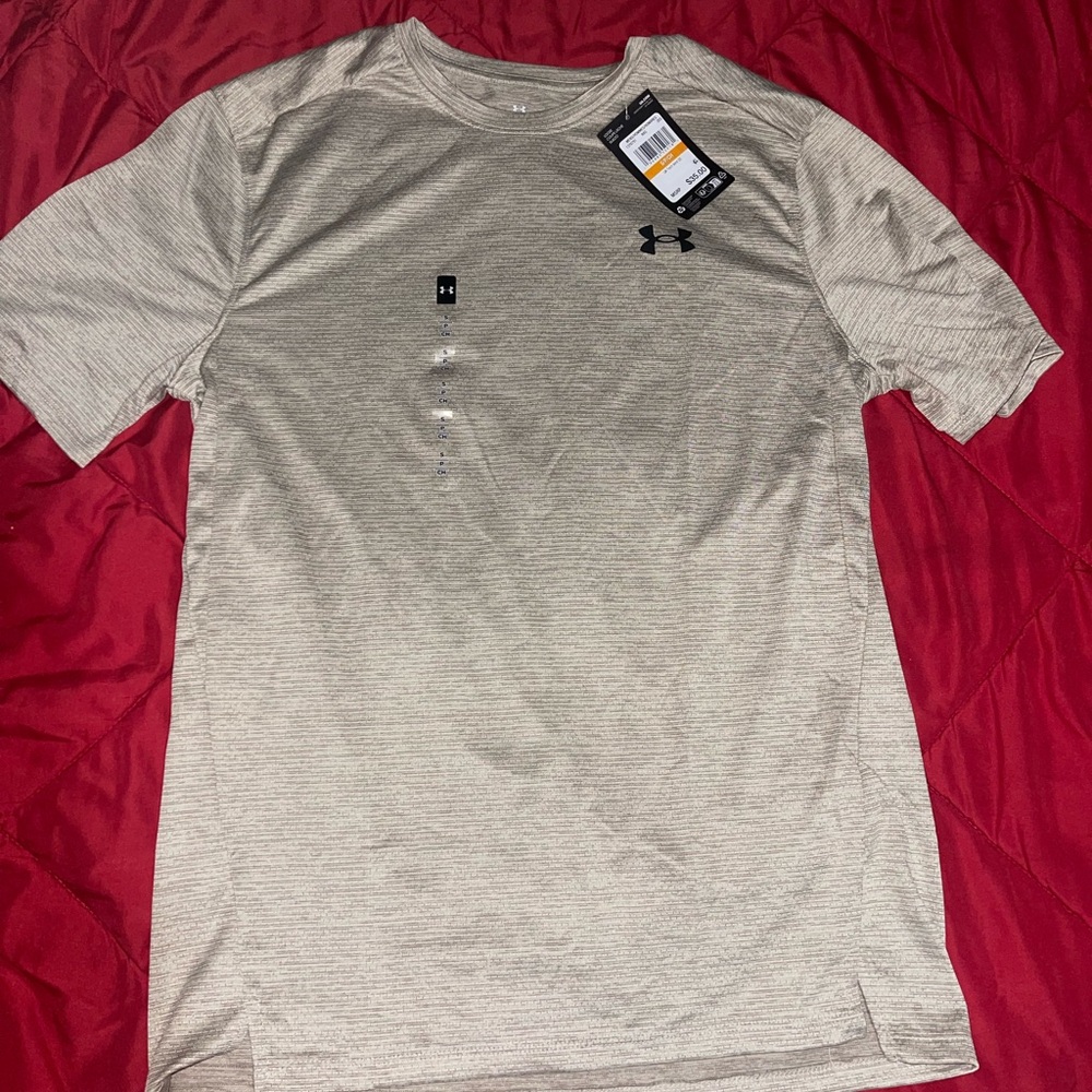 Under Armour Men's Tan Short Sleeve Tee